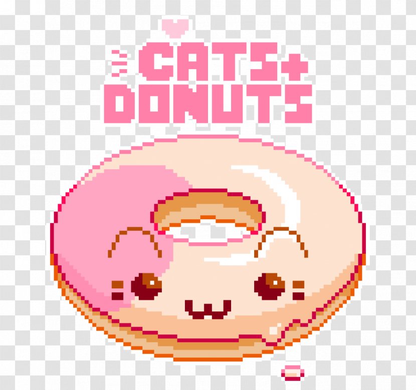 Donuts Pixel Art Breakfast Jelly Doughnut - Pixelation - Donut Transparent PNG