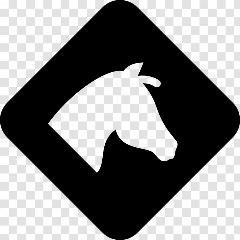 Monochrome Photography Silhouette Angle - Animal - Horse Riding Transparent PNG