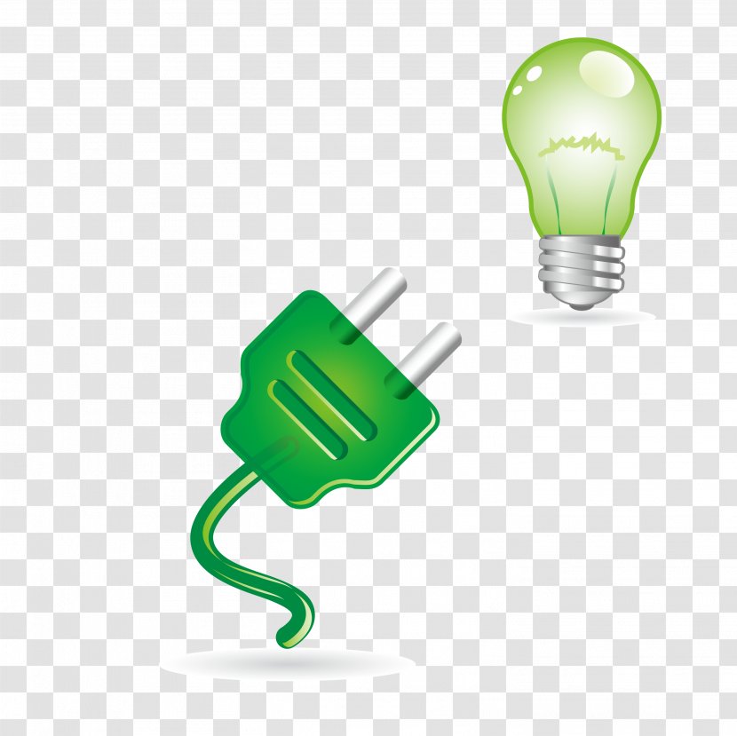 AC Power Plugs And Sockets - Green - Energy Transparent PNG