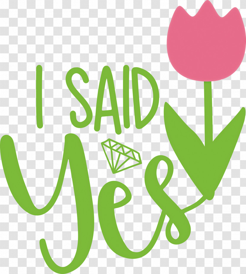 I Said Yes She Said Yes Wedding Transparent PNG