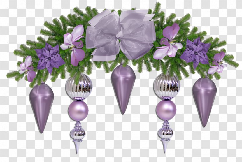 Christmas Ornaments Decoration - Dendrobium - Artificial Flower Transparent PNG