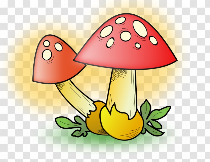 Mushroom Clip Art Fungus Cartoon Illustration - Hunting Transparent PNG