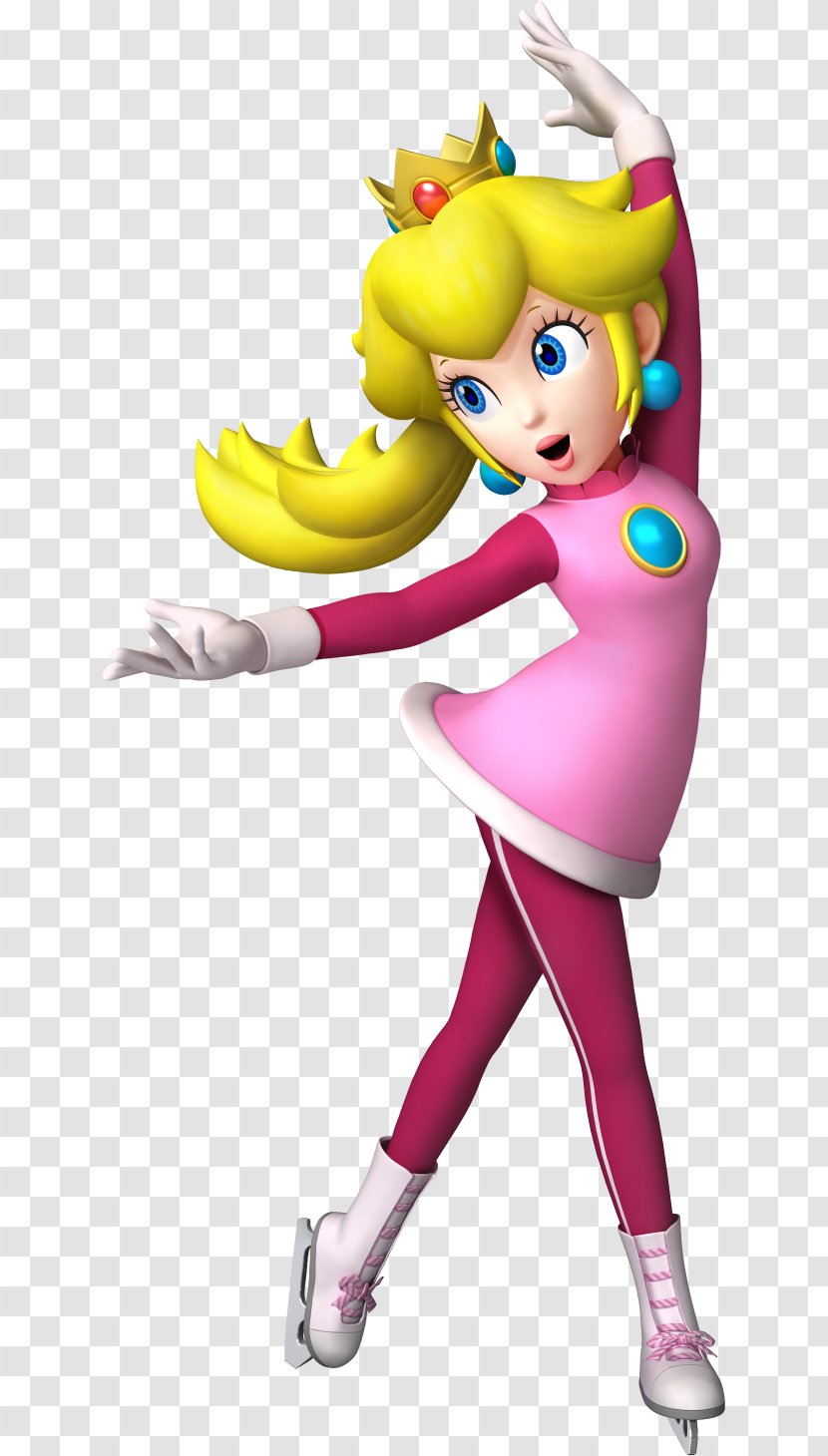 Mario & Sonic At The Olympic Games Princess Peach Winter Daisy - Ace Attorney Transparent PNG