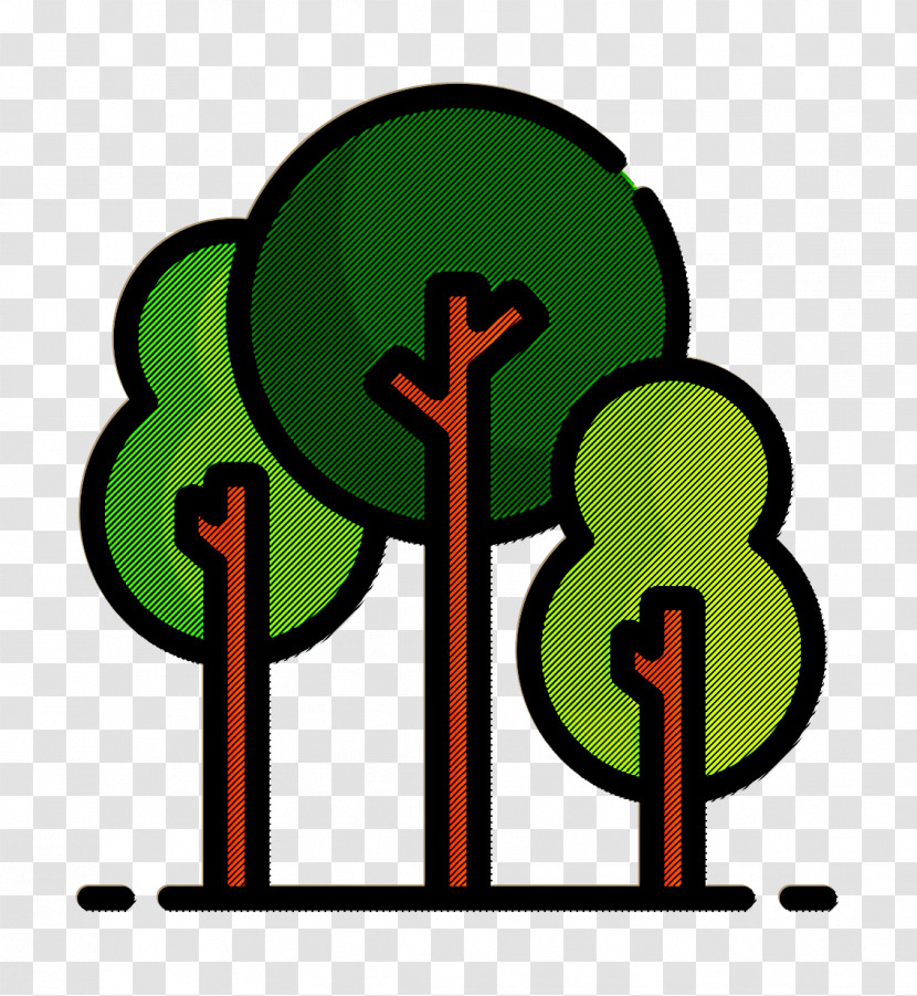 City Icon Tree Icon Park Icon Transparent PNG