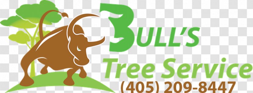 Logo Bull's Tree Services Canidae Service Oklahoma City Brand - Organism - Business Transparent PNG