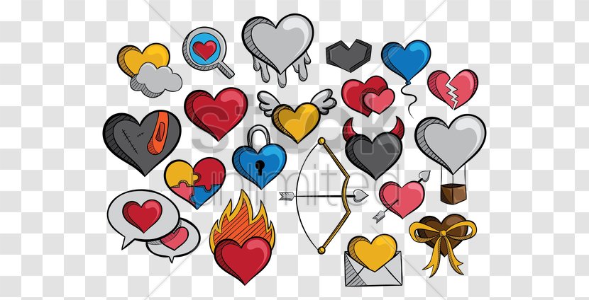 Clip Art Heart Illustration Valentine's Day Scalable Vector Graphics - Flower - Kinds Transparent PNG