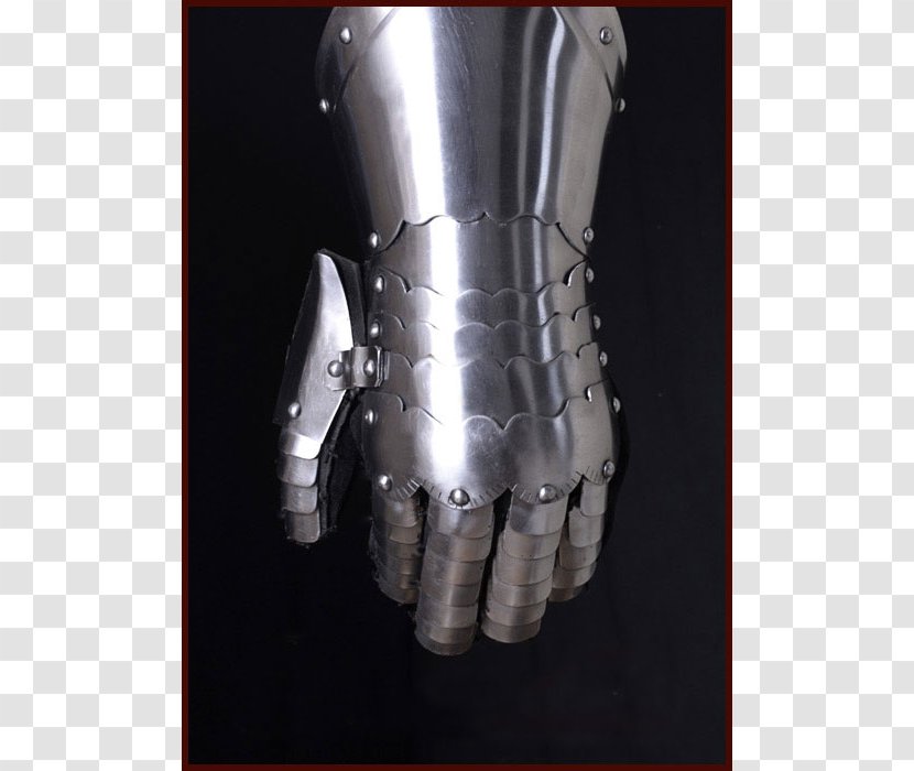 Stainless Steel Middle Ages Glove Sheet Metal - Mail - Leather Transparent PNG