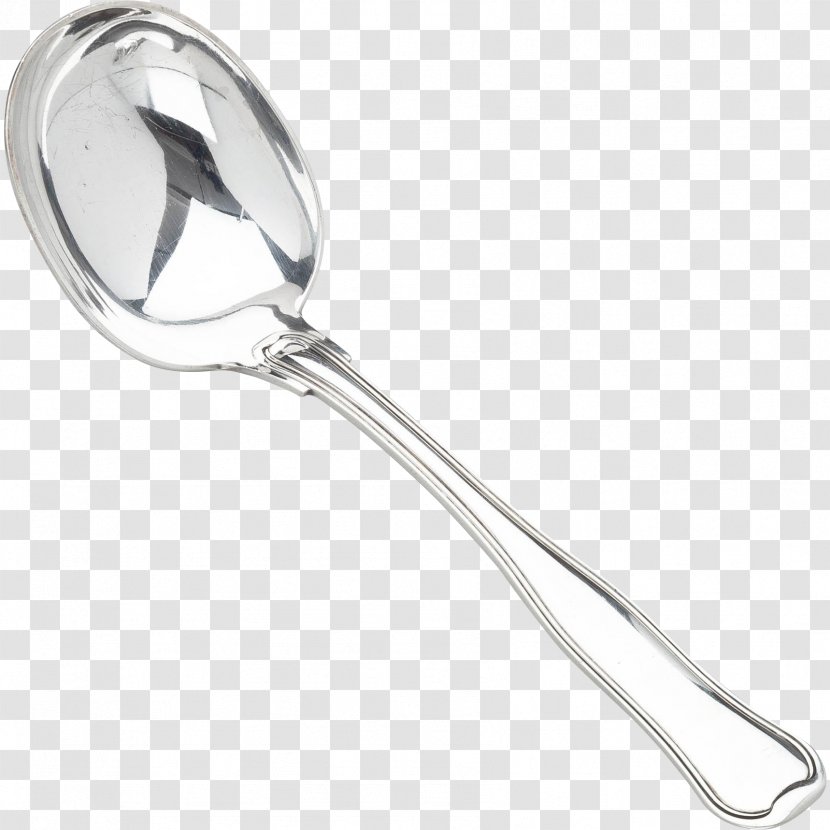 Danish Silver Cutlery Spoon Ormolu - Kitchen Utensil - Ladle Transparent PNG
