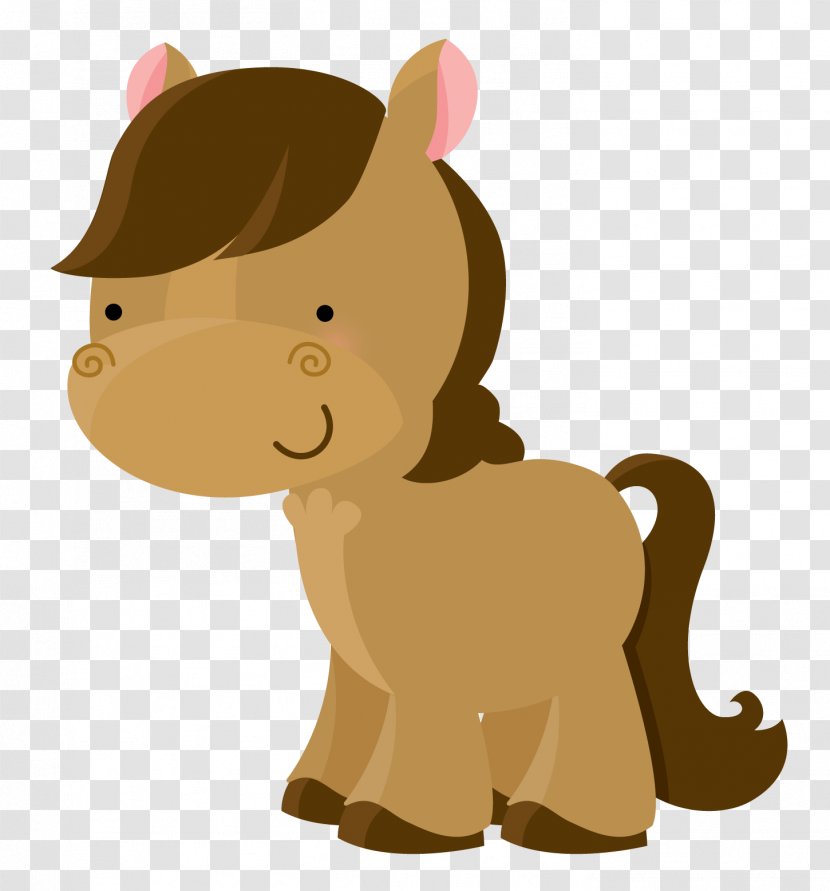 Horse Pony Clip Art - Baby Animals Transparent PNG