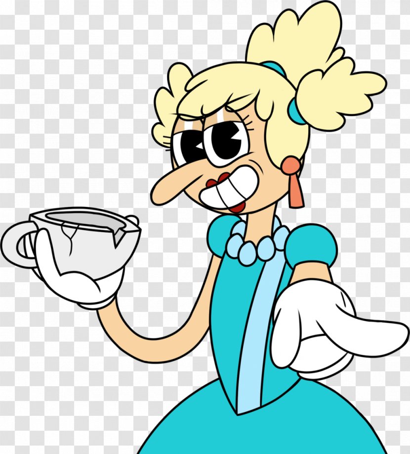 Cuphead Video Game Fan Art Drawing - Character - Mermaid Transparent PNG