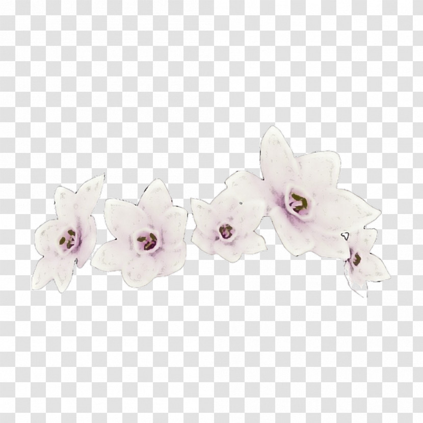 White Violet Pink Lilac Flower Transparent PNG