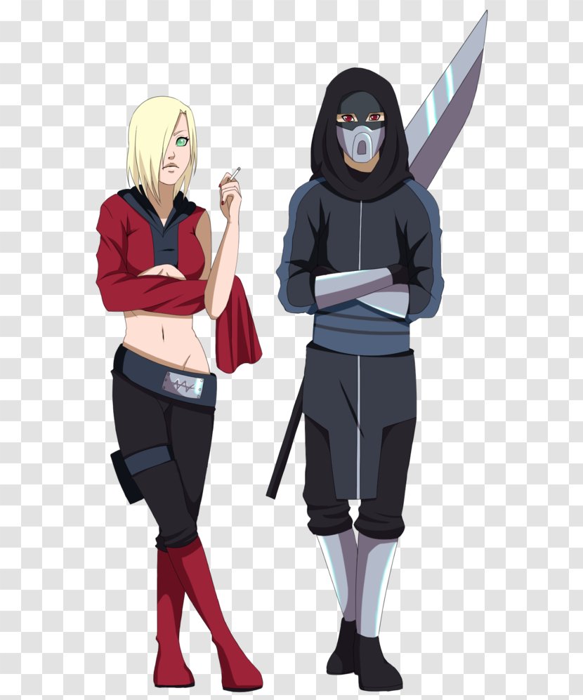 Hinata Hyuga Ninja Naruto Fan Art Kurama - Heart Transparent PNG