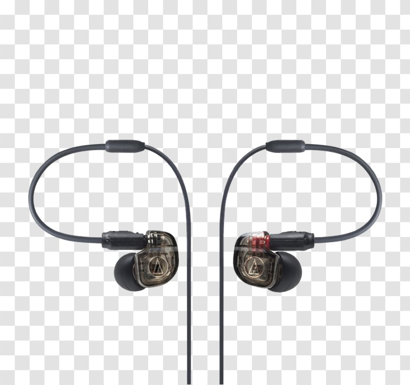 Audio-Technica ATH-IM01 Single Balanced Armature In-Ear Monitor Headphones Microphone - Electronic Device Transparent PNG