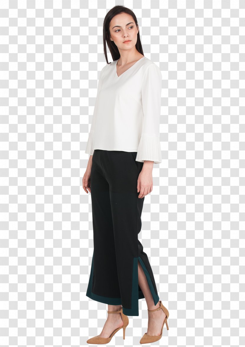 Clothing Sleeve Dress Pants Blouse - Joint - Slit Transparent PNG