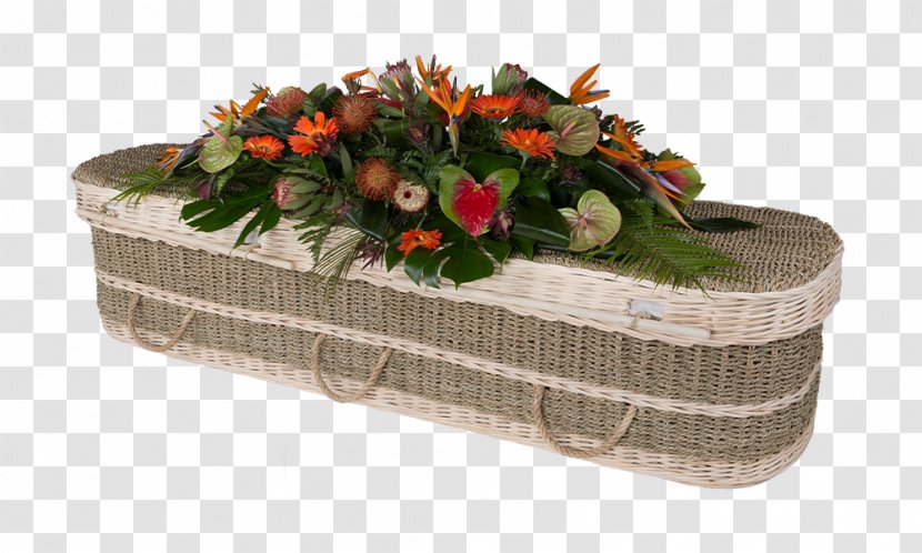 Coffin Funeral Director Floral Design Rattan Transparent PNG