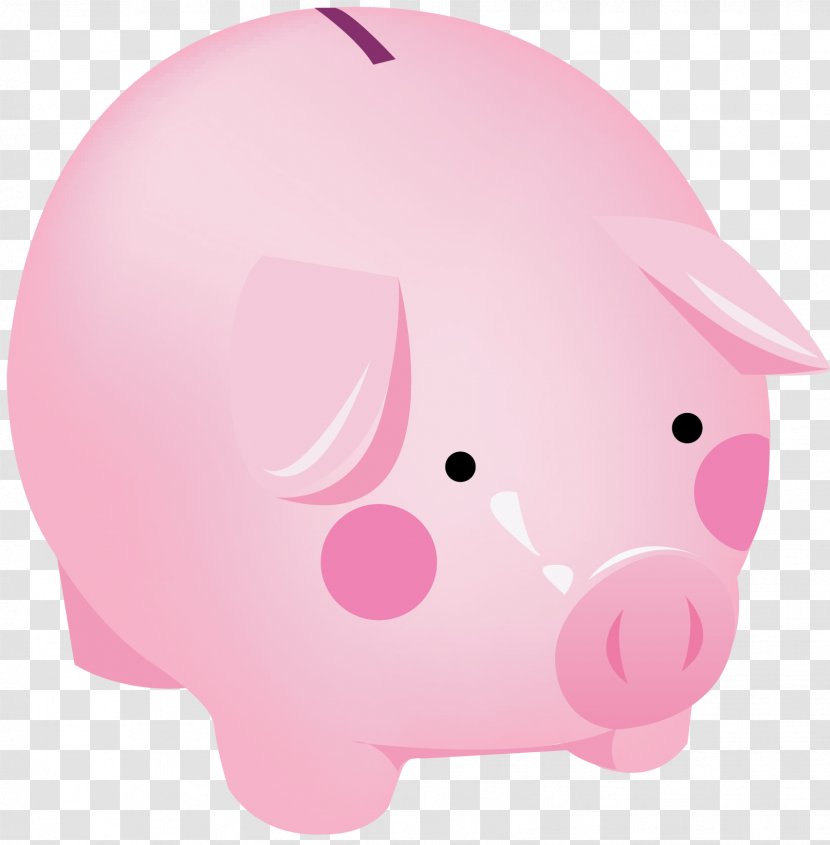 Hogs And Pigs Piggy Bank Clip Art - Snout - Pig Transparent PNG