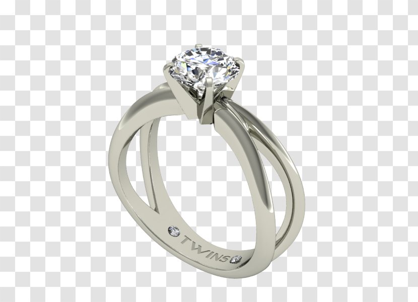 Art Nouveau Jewelry Engagement Ring Deco - Silver Transparent PNG