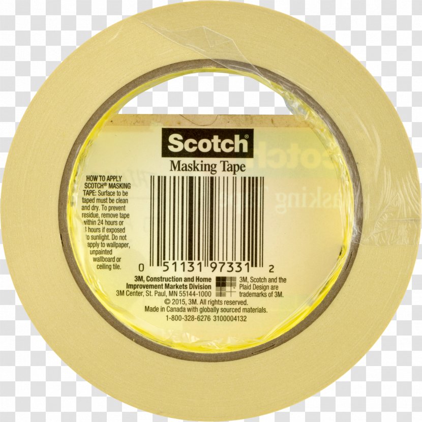 Scotch Tape - Adhesive - Beige Yellow Transparent PNG