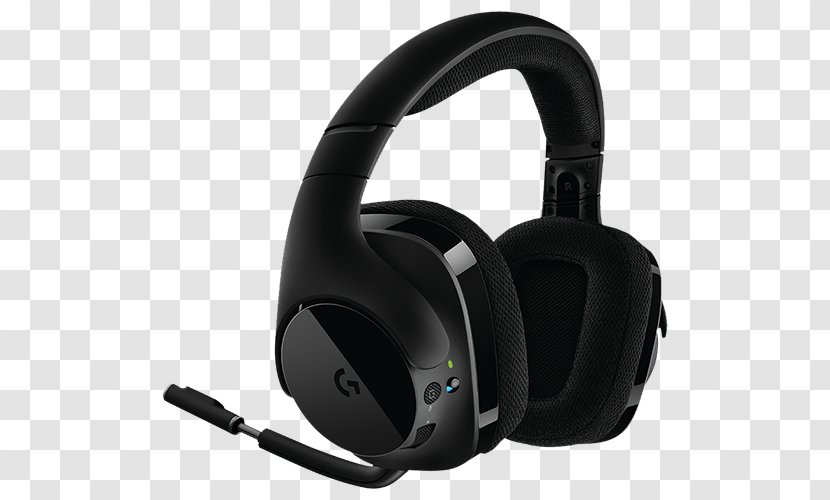 Logitech G533 7.1 Surround Sound Headset Headphones - Electronic Device Transparent PNG
