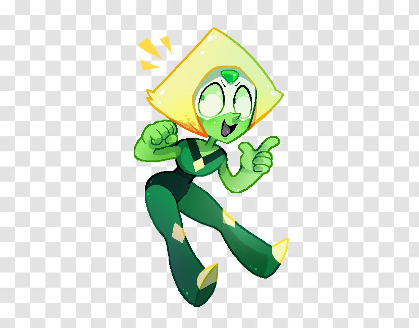 Peridot Green Amethyst Jasper Sticker - Extraterrestrials In Fiction - Steven Universe Transparent PNG