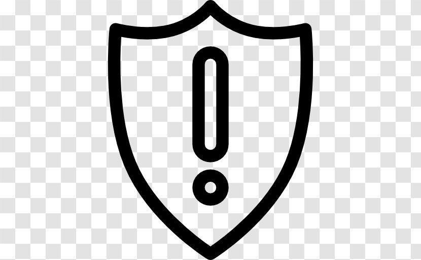 Shield Mark - User Interface - Black And White Transparent PNG