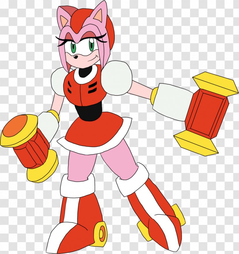 Amy Rose Sonic The Hedgehog Robot Master Woman Mega Man Transparent PNG