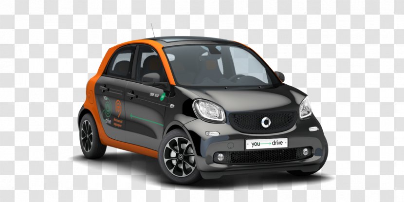 Smart Forfour City Car Door - Compact Transparent PNG