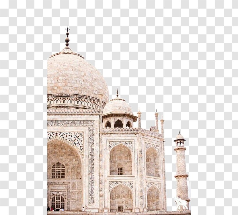 Taj Mahal Jaipur Golden Triangle New7Wonders Of The World Travel - Historic Site - A View Transparent PNG