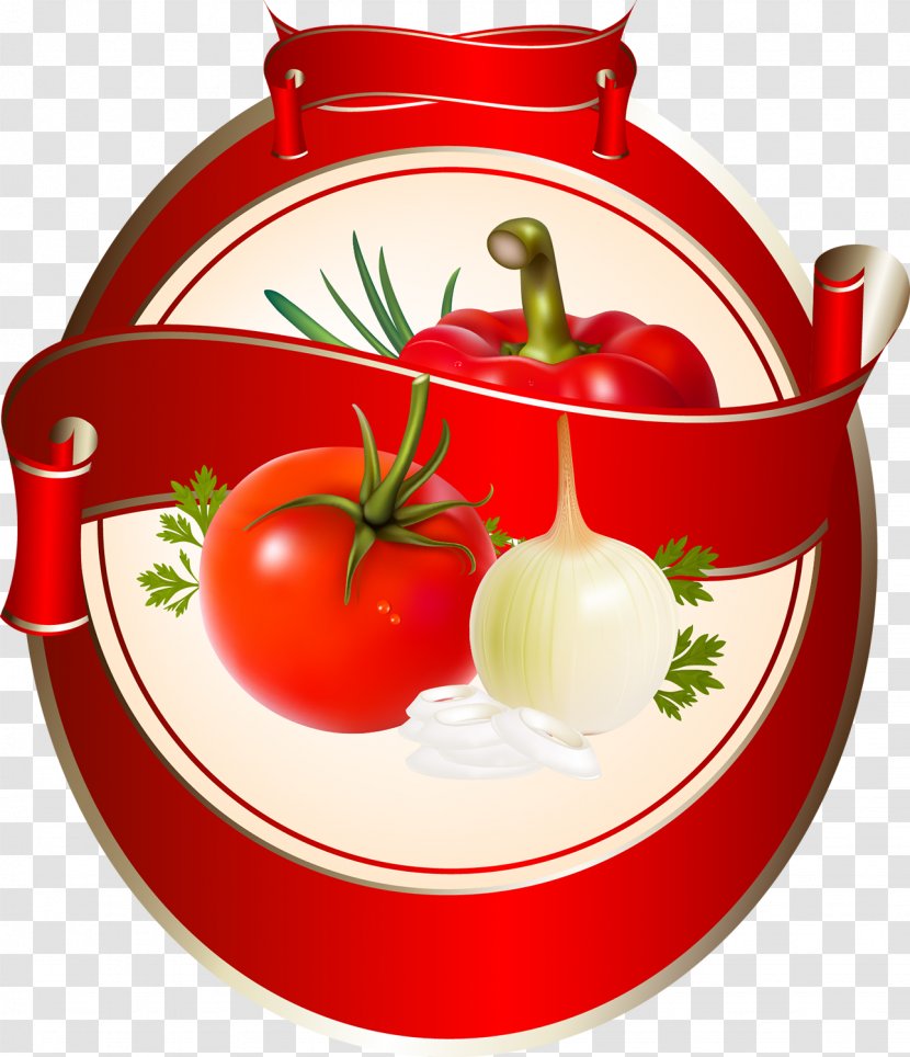Vegetable Label Ketchup Tomato Sauce Transparent PNG