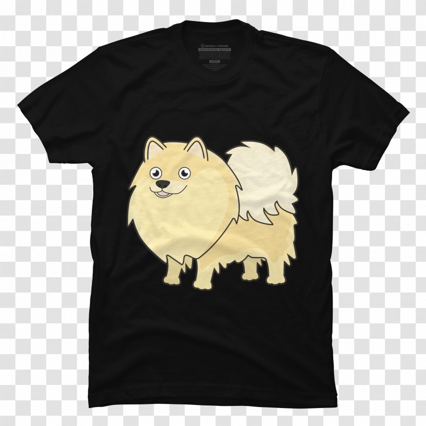 T-shirt Hoodie Pomeranian Scoop Neck Transparent PNG