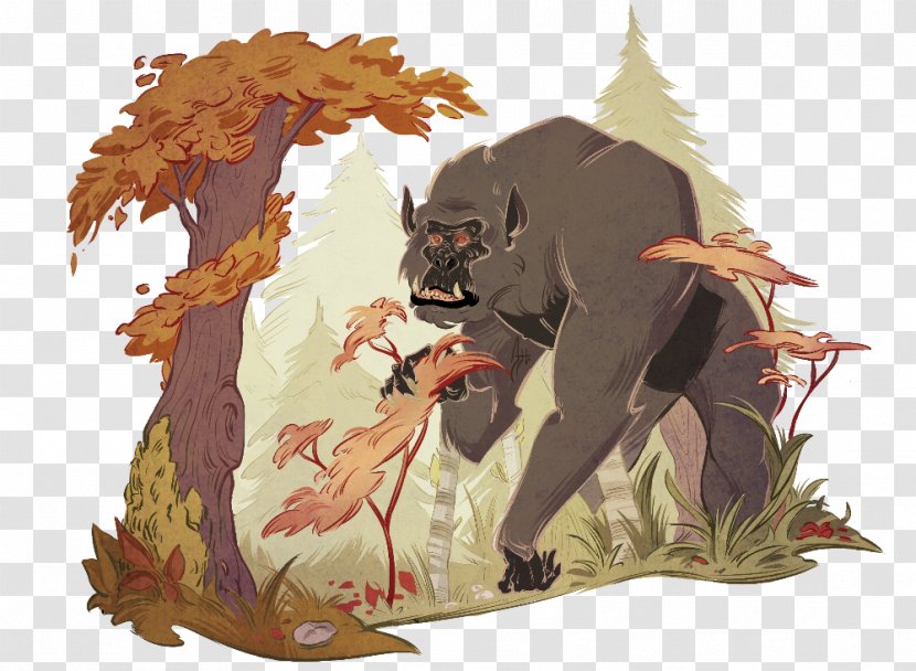 Bigfoot Legendary Creature Folklore Mythology - Tree Transparent PNG