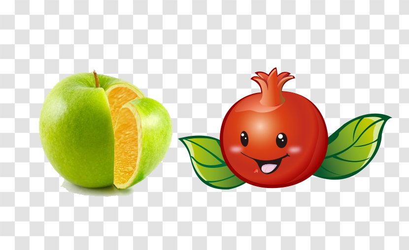 Apple Food - Pomegranate Creative Transparent PNG