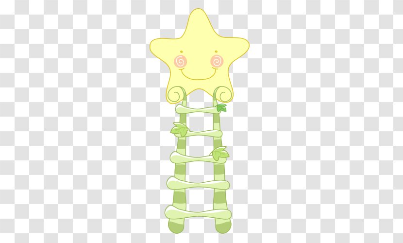 Yellow Animal Pattern - Baby Toys - Star Ladder Model Transparent PNG