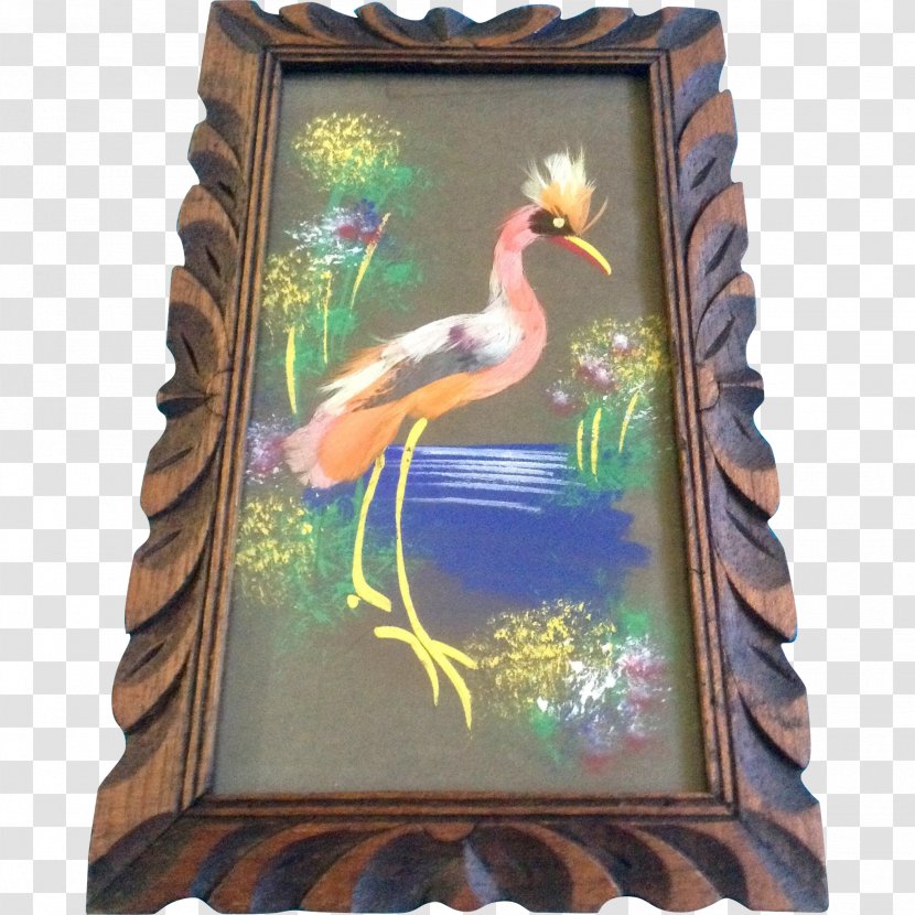 Water Bird Feather Picture Frames Fauna - Hand-painted Frame Material Transparent PNG