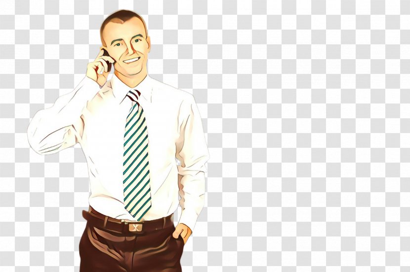Standing Male Gentleman Businessperson White-collar Worker - Business Dress Shirt Transparent PNG