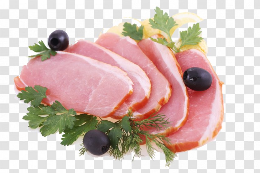 Ham Bacon Prosciutto Pork - Vegetable - Farmhouse Transparent PNG