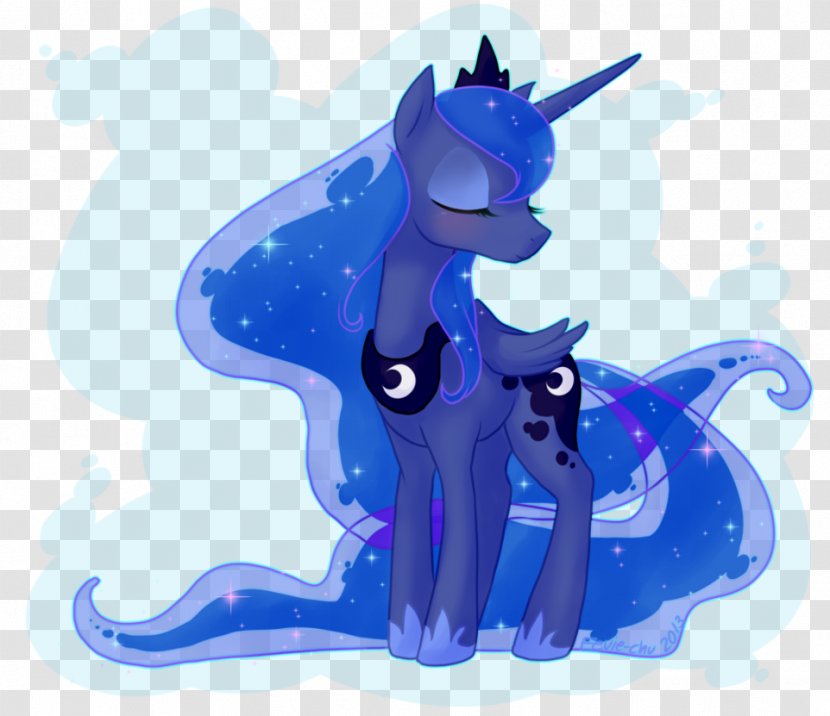 Pony Princess Luna Blue DeviantArt Equestria - Cobalt - Mythical Creature Transparent PNG