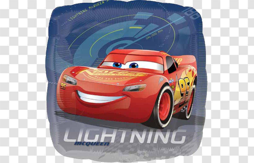 Lightning McQueen Mater Mylar Balloon Cars - Motor Vehicle Transparent PNG