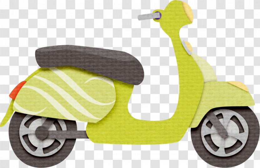 Car Electric Vehicle Motorcycle Scooter Drawing - Motor Transparent PNG