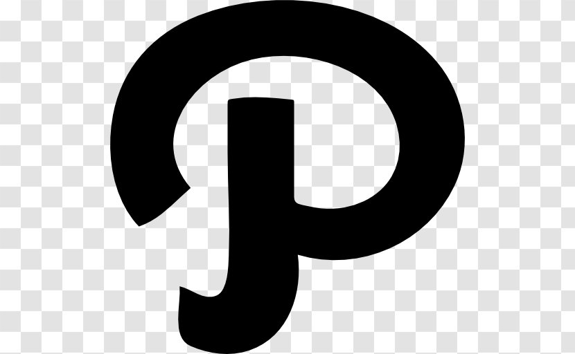 Pintrest - Symbol - Black And White Transparent PNG