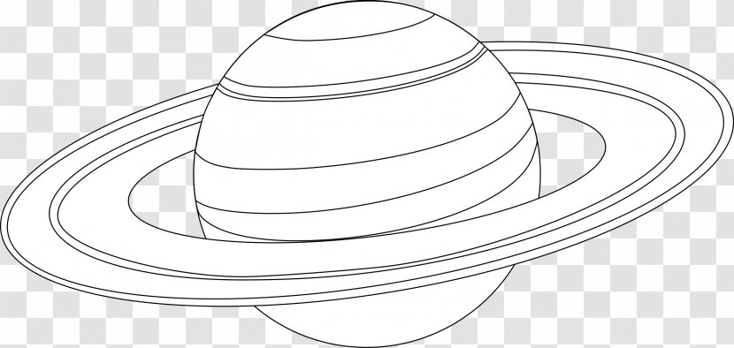 Saturn Planet Drawing Clip Art - White - Jupiter Transparent PNG