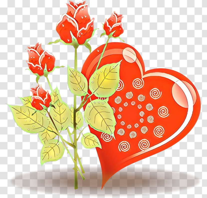 Valentines Day Heart - Love - Plant Stem Bouquet Transparent PNG