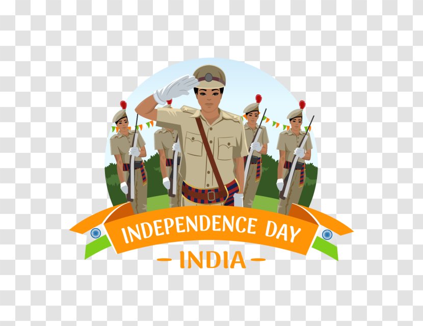 Indian Independence Day Holiday Vector Graphics Illustration - India Transparent PNG