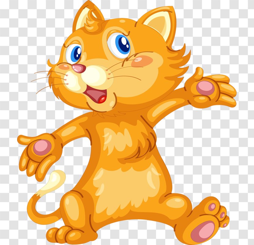 Cat Kitten Cartoon Royalty-free Clip Art - Whiskers Transparent PNG