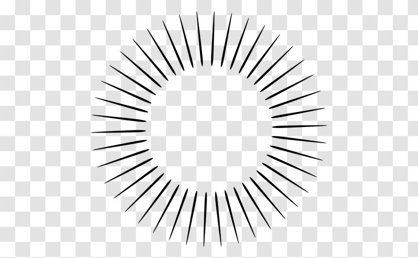 Circle Point Angle - Monochrome Transparent PNG