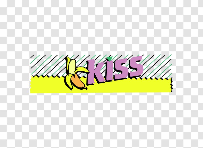 Download Kiss - Pattern - Text Illustration Transparent PNG