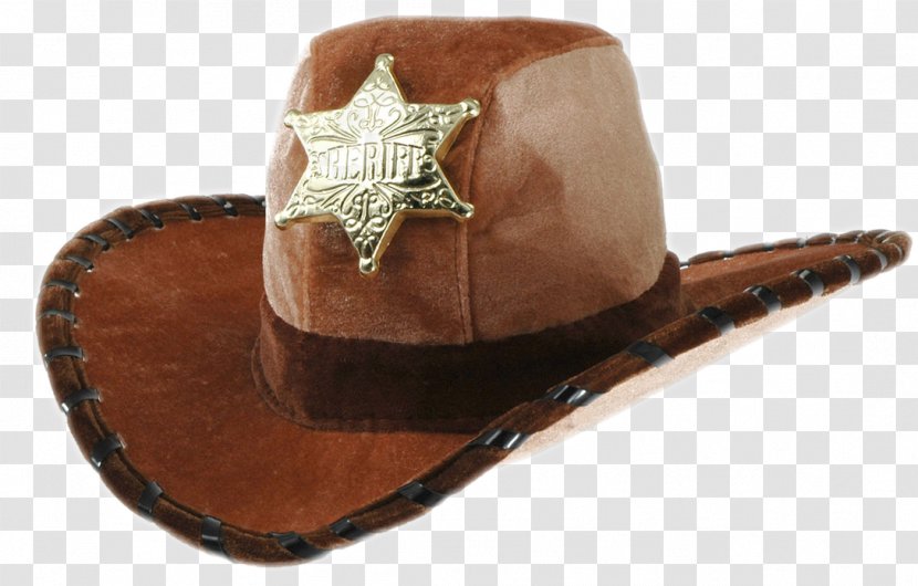 Child Cowboy Halloween Costume Sheriff Hat - Western Saloon Transparent PNG