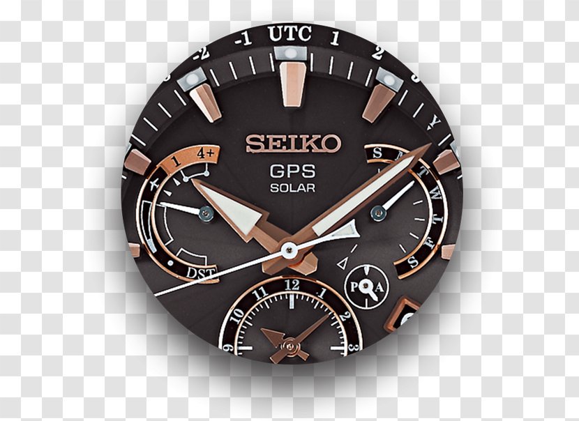 Astron Solar-powered Watch Seiko 5 Transparent PNG