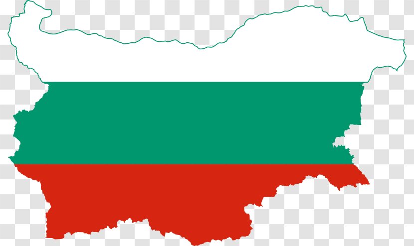 Flag Of Bulgaria Blank Map Vector Graphics - Bulgarian Language - Advertaisment Transparent PNG