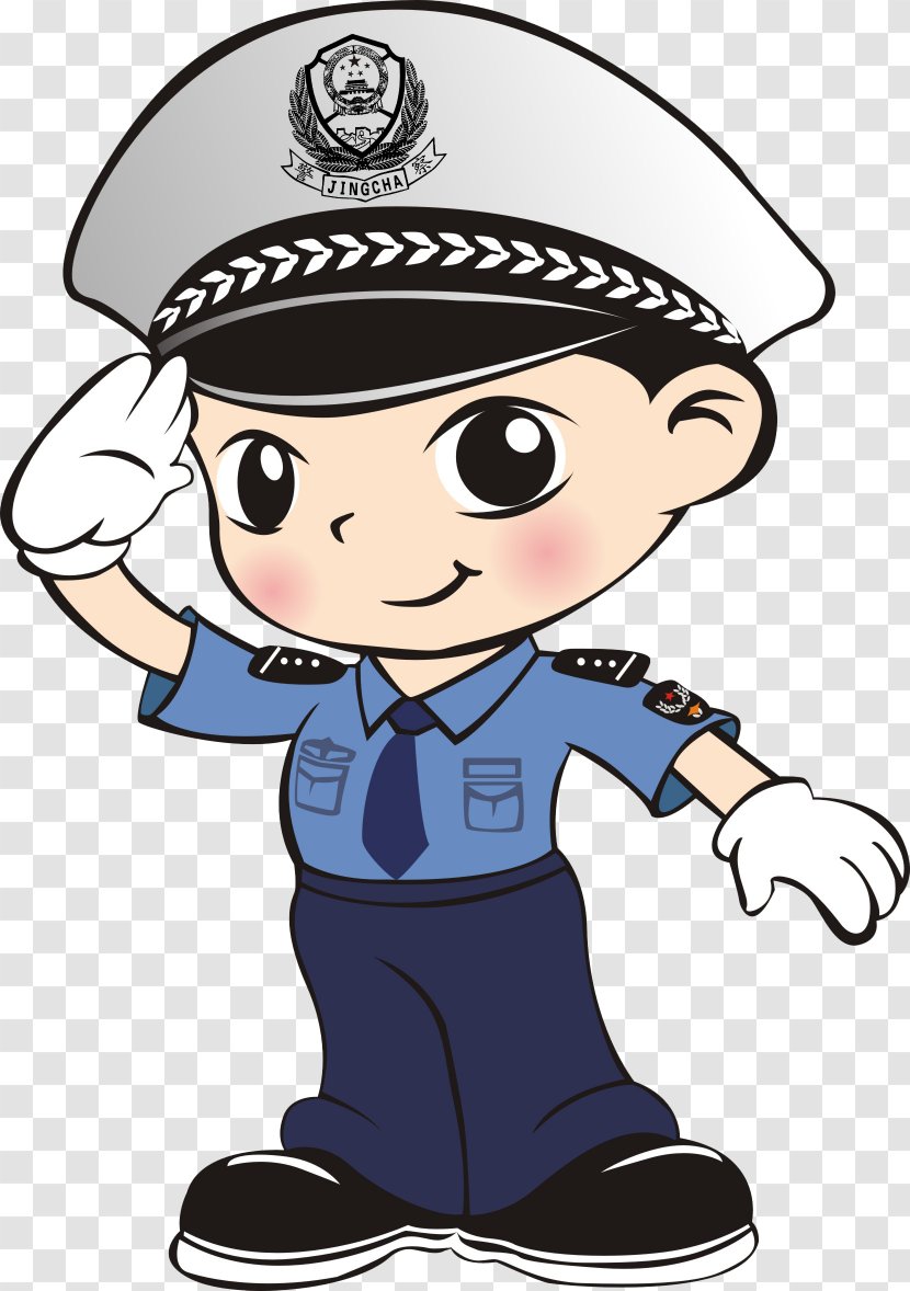 Police Officer Cartoon Clip Art - Vision Care - Q Version Of The Transparent PNG